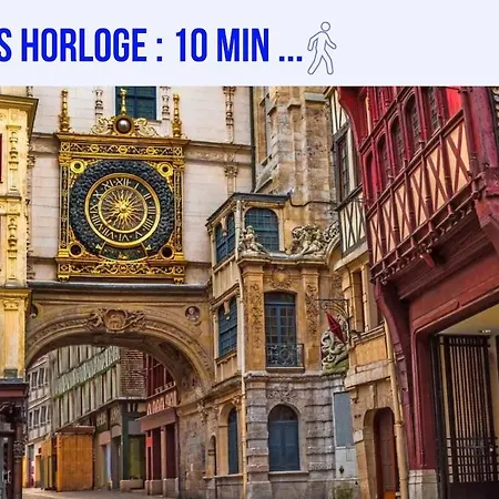Proche Gare 5 Pers Appartement Rouen