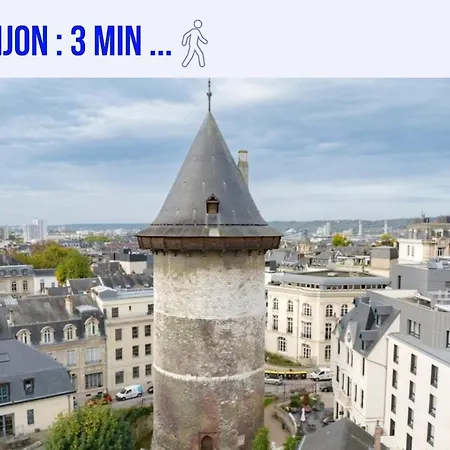 Appartement Proche Gare 5 Pers Rouen